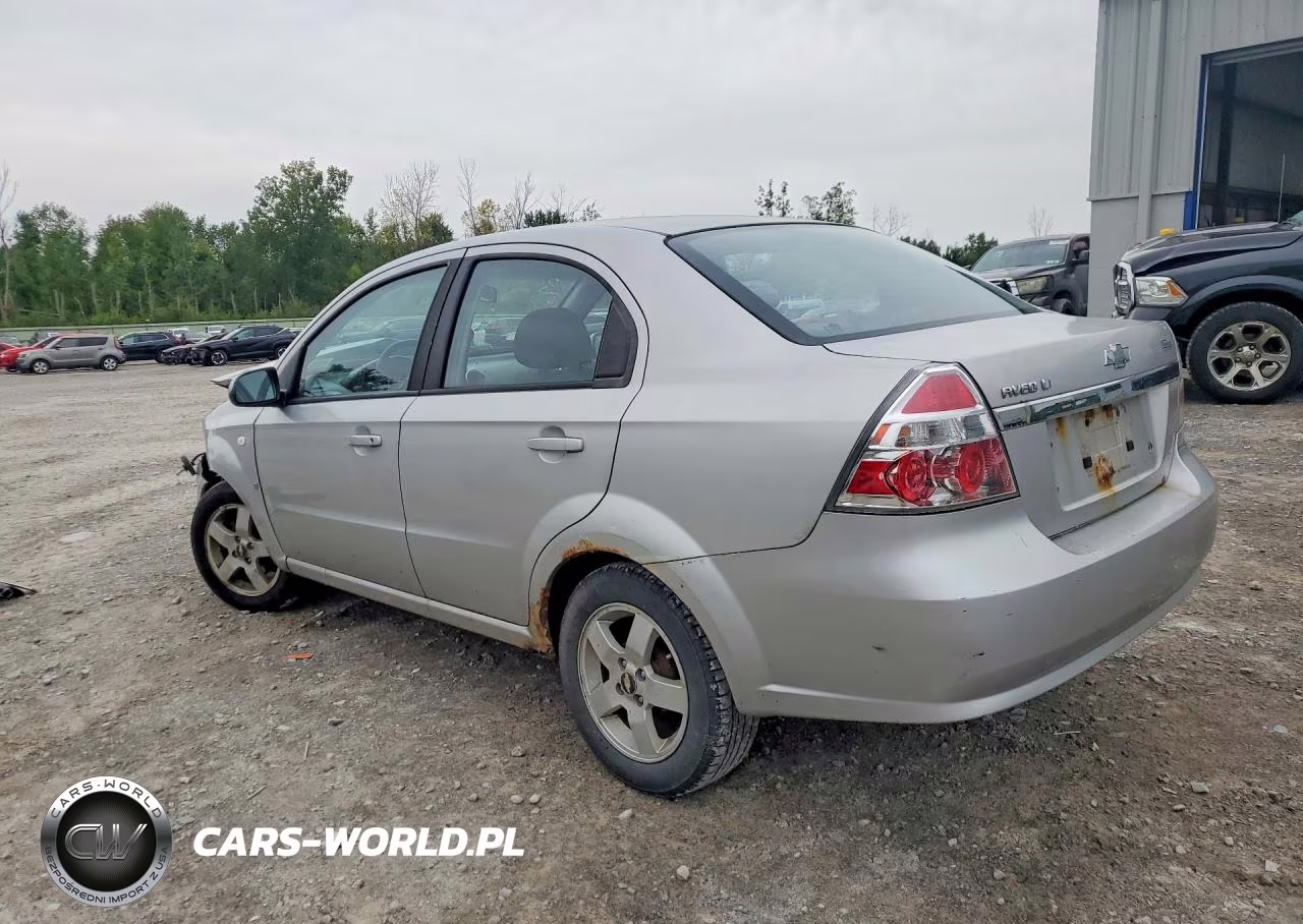 2007 Chevrolet Aveo Lt VIN:KL1TG56647B098165 - 2