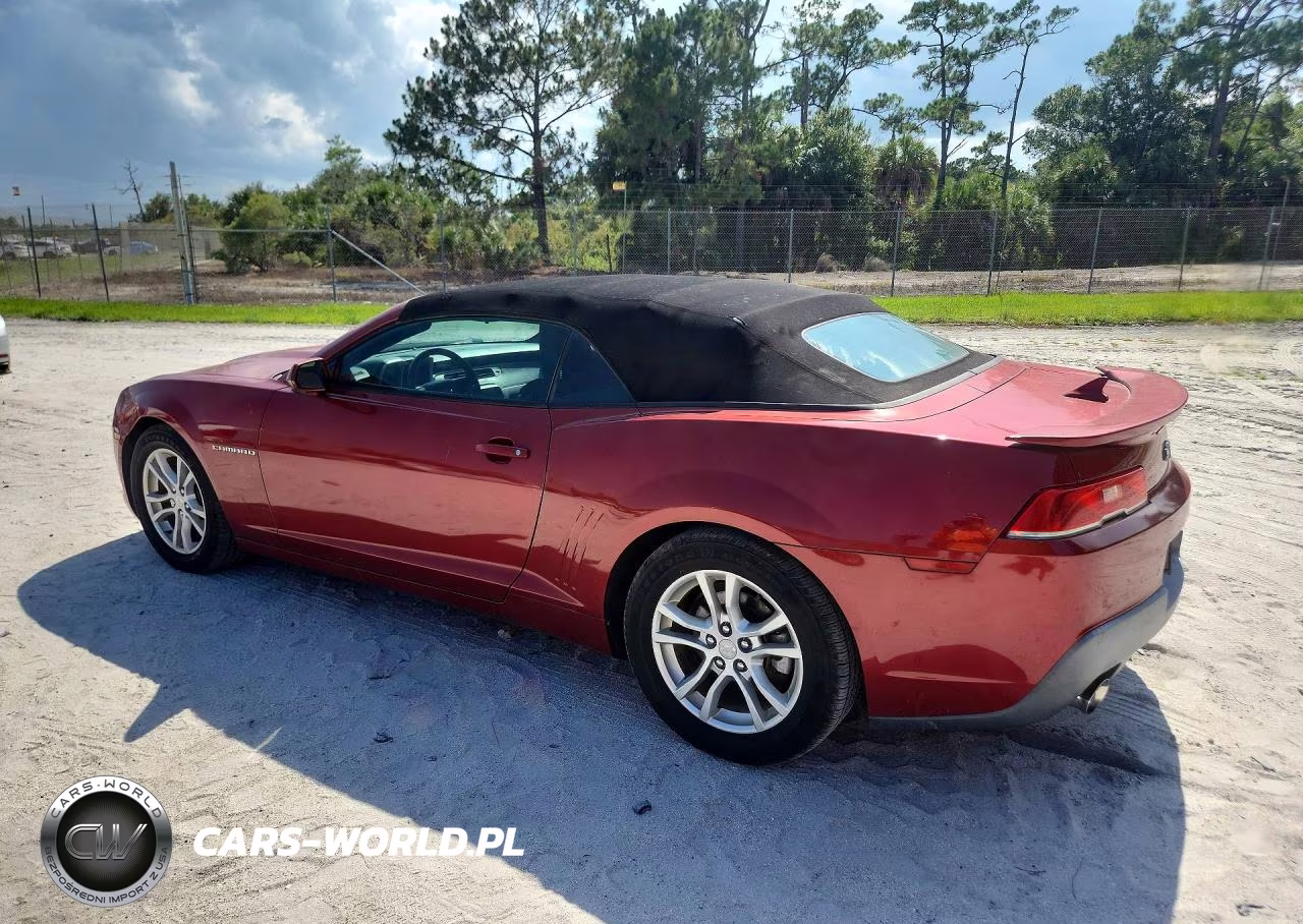 2014 Chevrolet Camaro Lt VIN:2G1FB3D31E9152126 - 2
