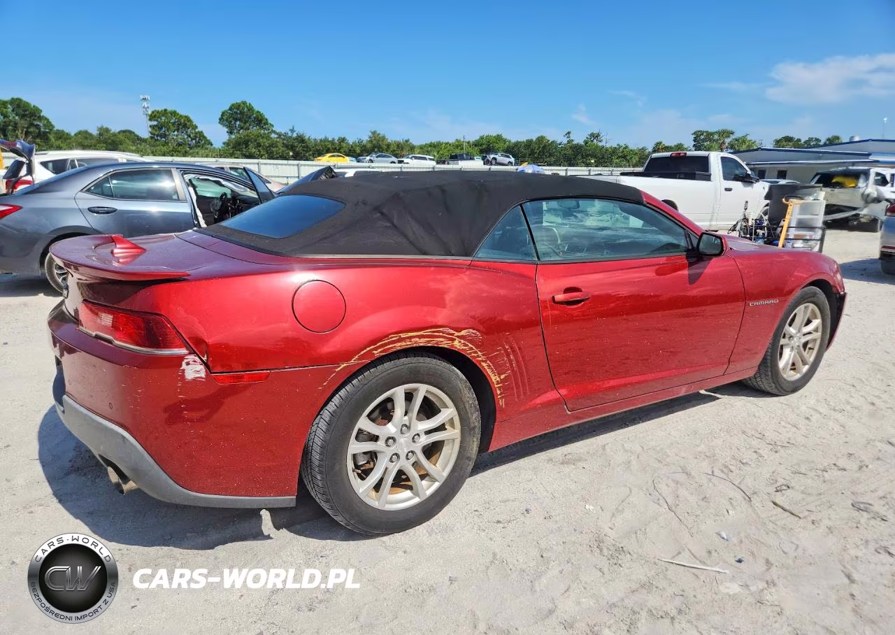 2014 Chevrolet Camaro Lt VIN:2G1FB3D31E9152126 - 3