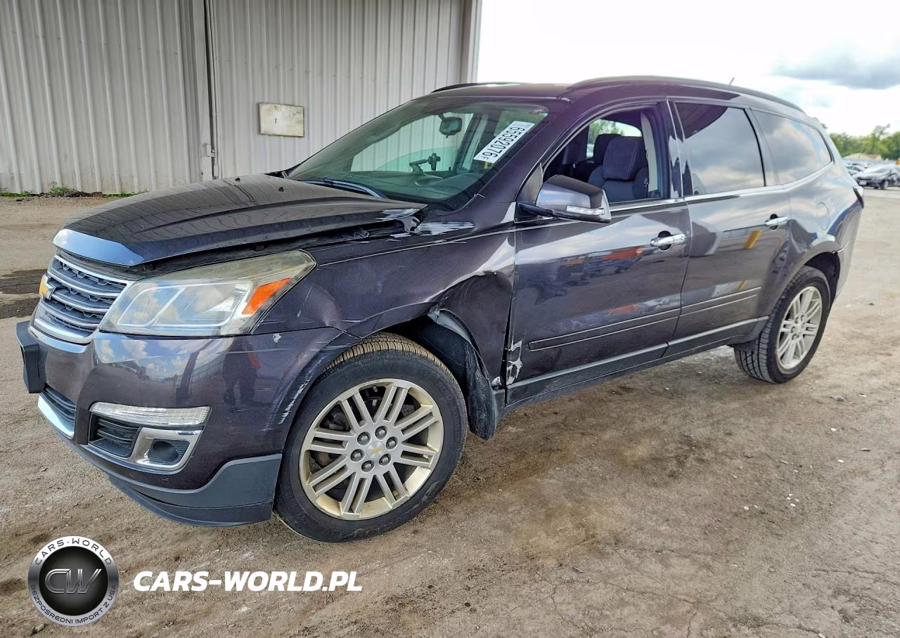 2014 Chevrolet Traverse Lt VIN:1GNKRGKD0EJ207729 - 1