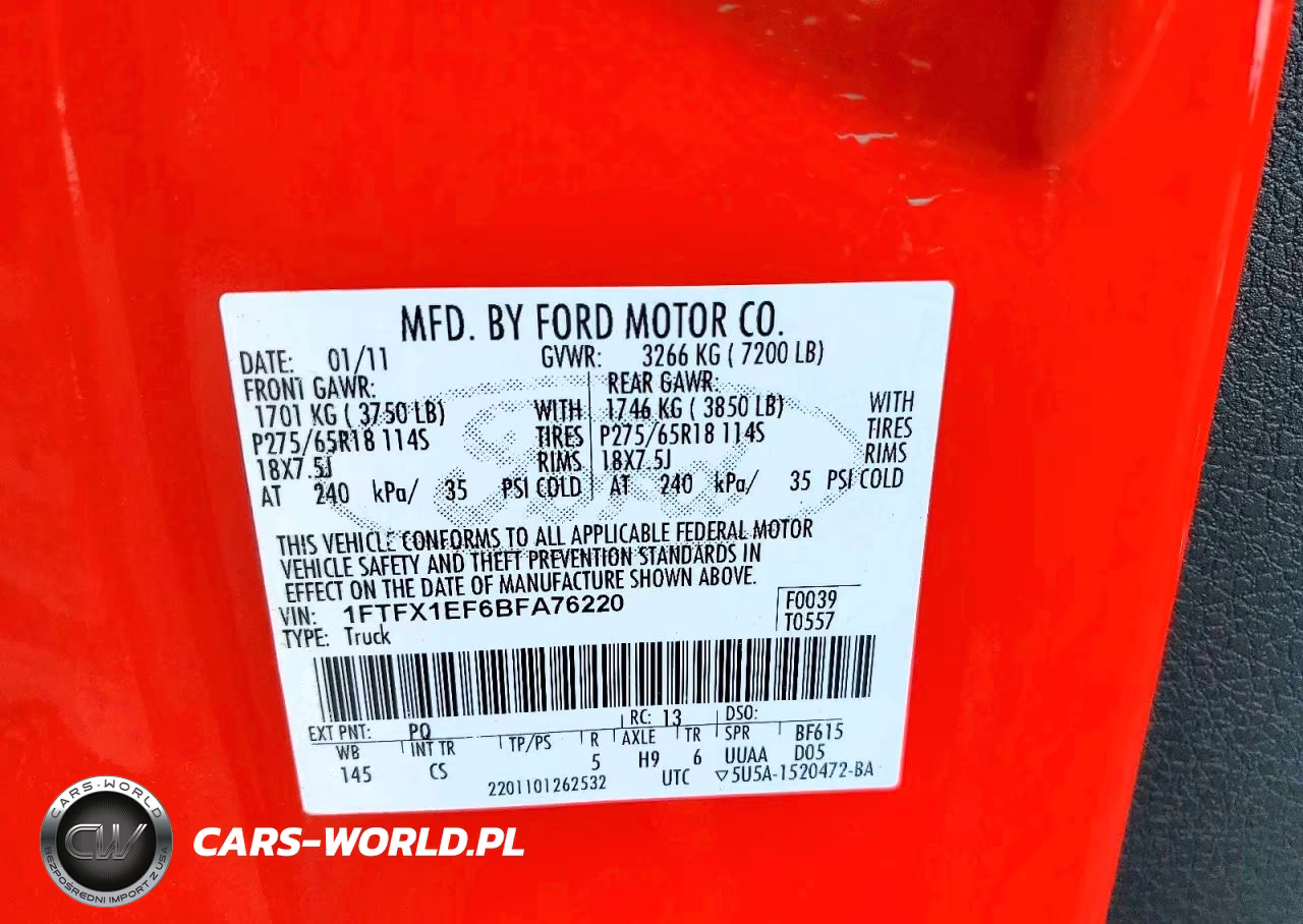 2011 Ford F150 Super Cab VIN:1FTFX1EF6BFA76220 - 12