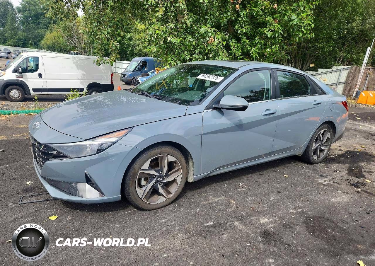2021 Hyundai Elantra Sel VIN:KMHLN4AG2MU112990 - 1