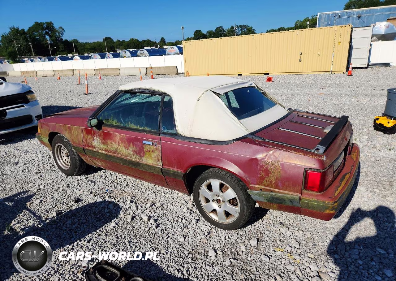 1988 Ford Mustang Lx VIN:1FABP44AXJF168487 - 2