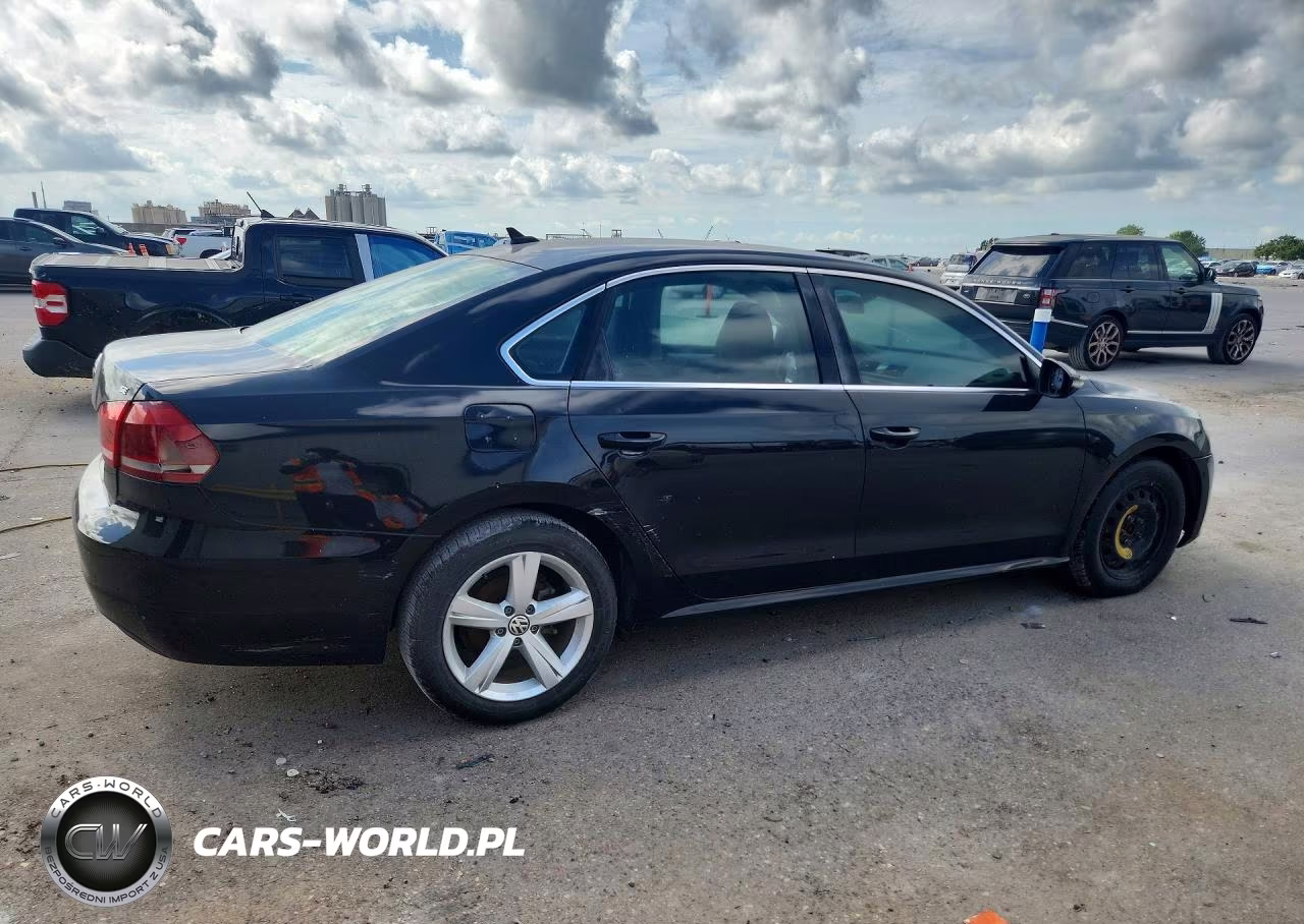 2012 Volkswagen Passat Se VIN:1VWBP7A39CC018051 - 3