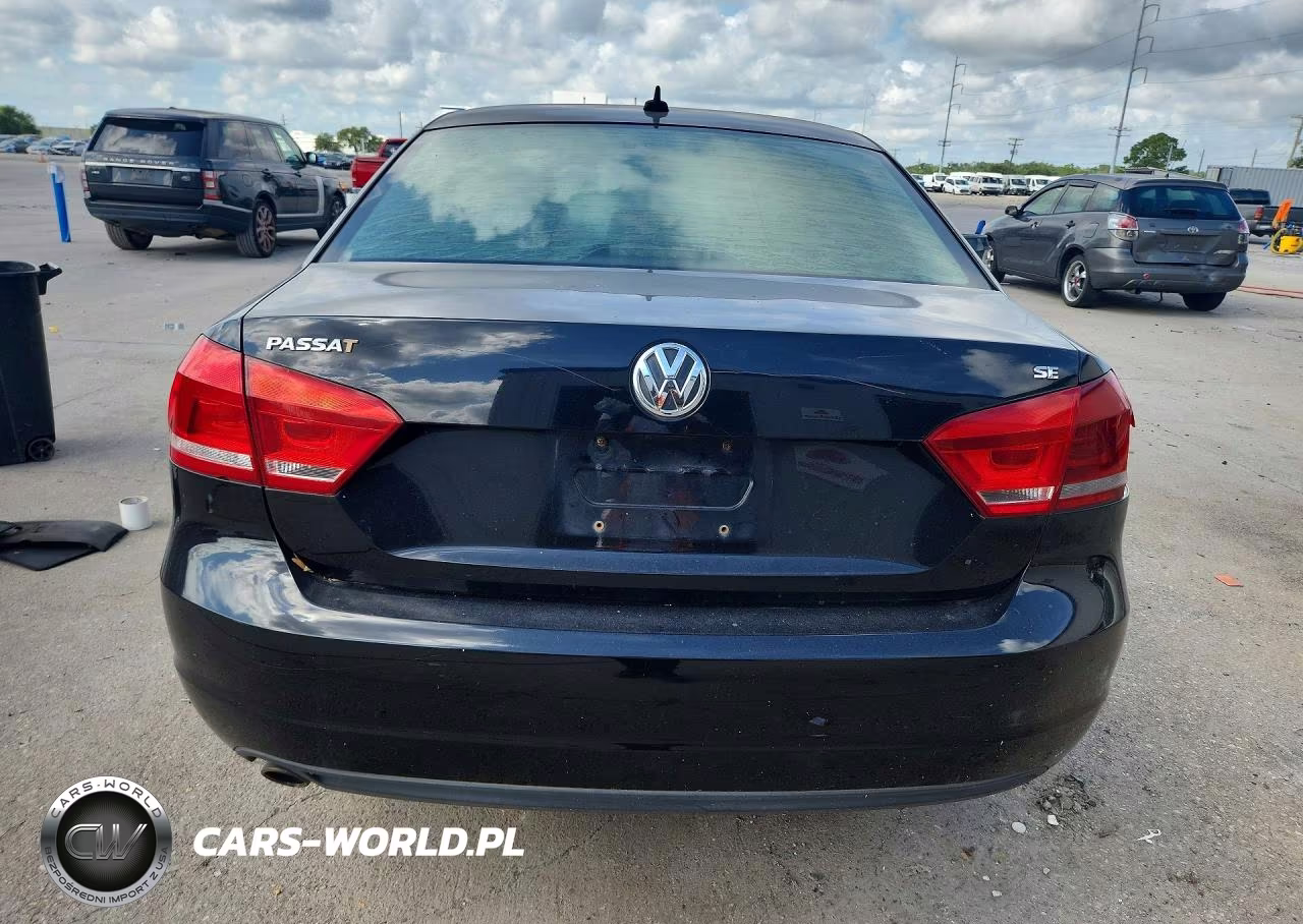 2012 Volkswagen Passat Se VIN:1VWBP7A39CC018051 - 6