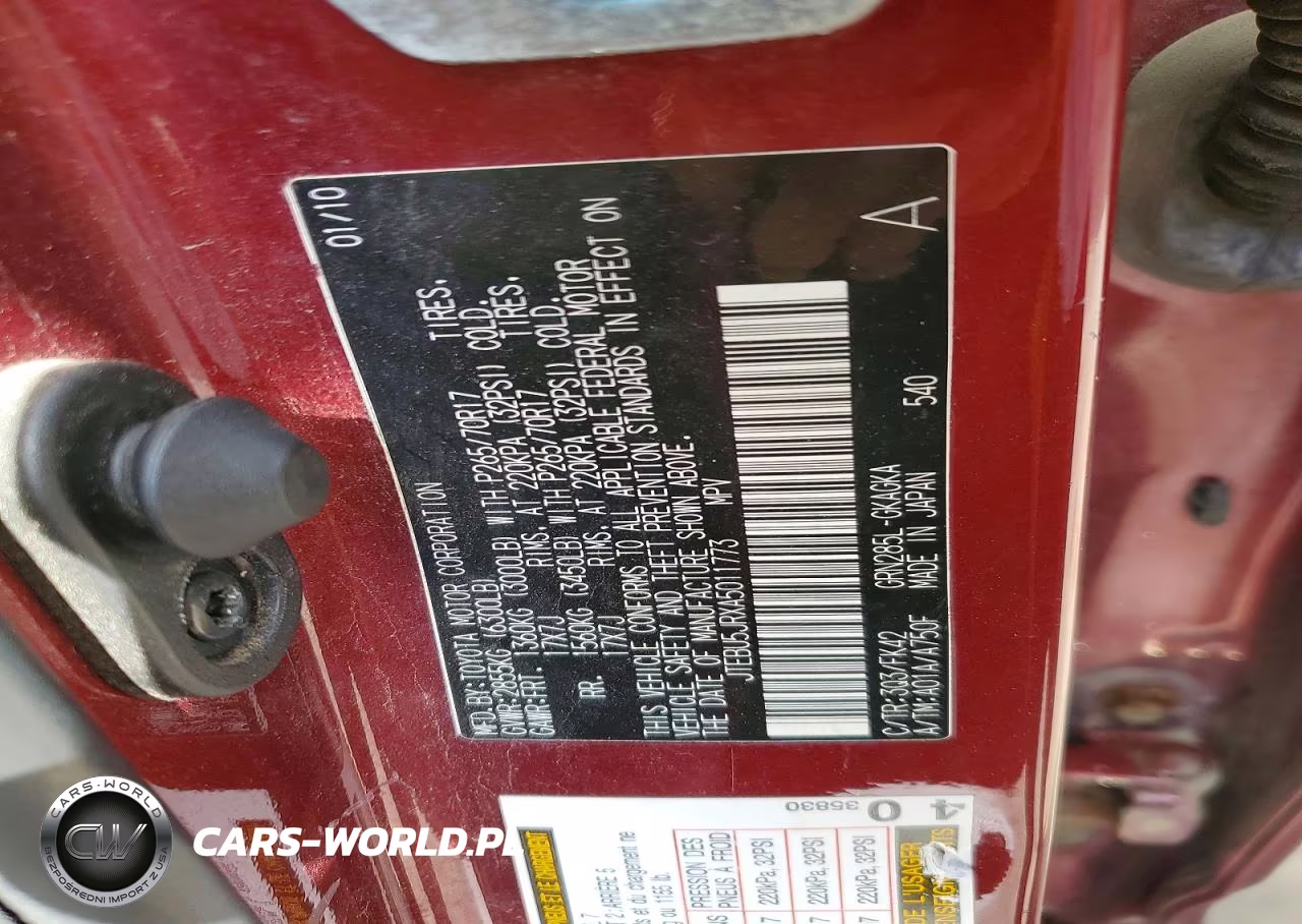2010 Toyota 4Runner Sr5 VIN:JTEBU5JRXA5011773 - 13