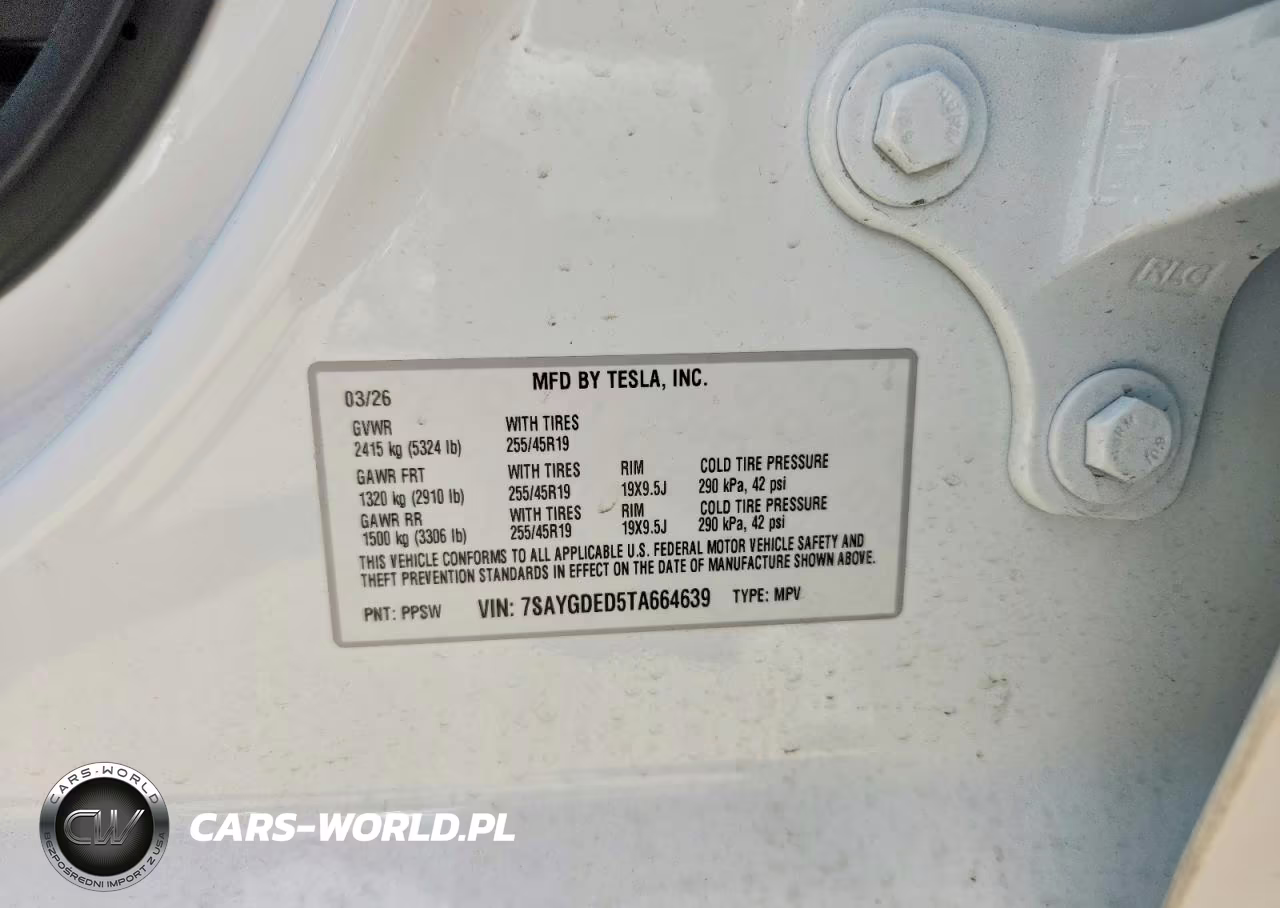 2026 Tesla Model Y VIN:7SAYGDED5TA664639 - 14
