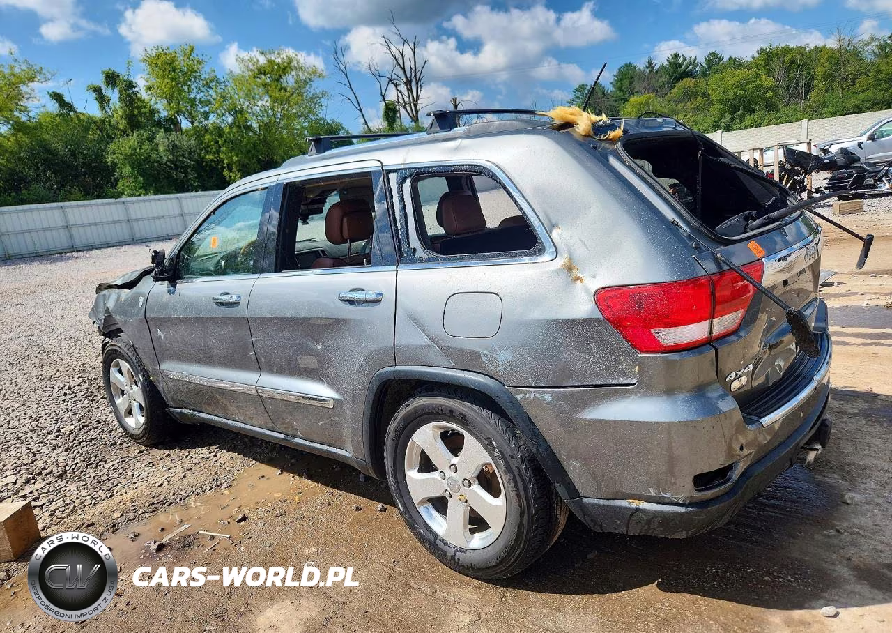 2013 Jeep Grand Cherokee Overland VIN:1C4RJFCT0DC525559 - 2