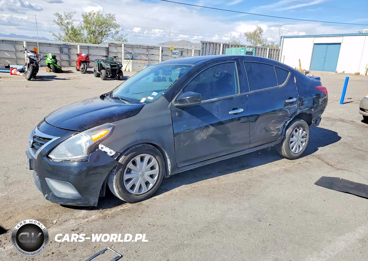 2019 Nissan Versa Sv VIN:3N1CN7AP3KL802165 - 1