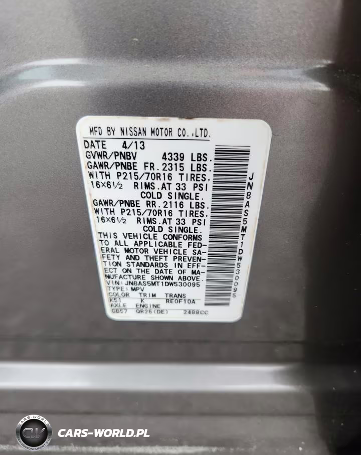 2013 Nissan Rogue S VIN:JN8AS5MT1DW530095 - 13
