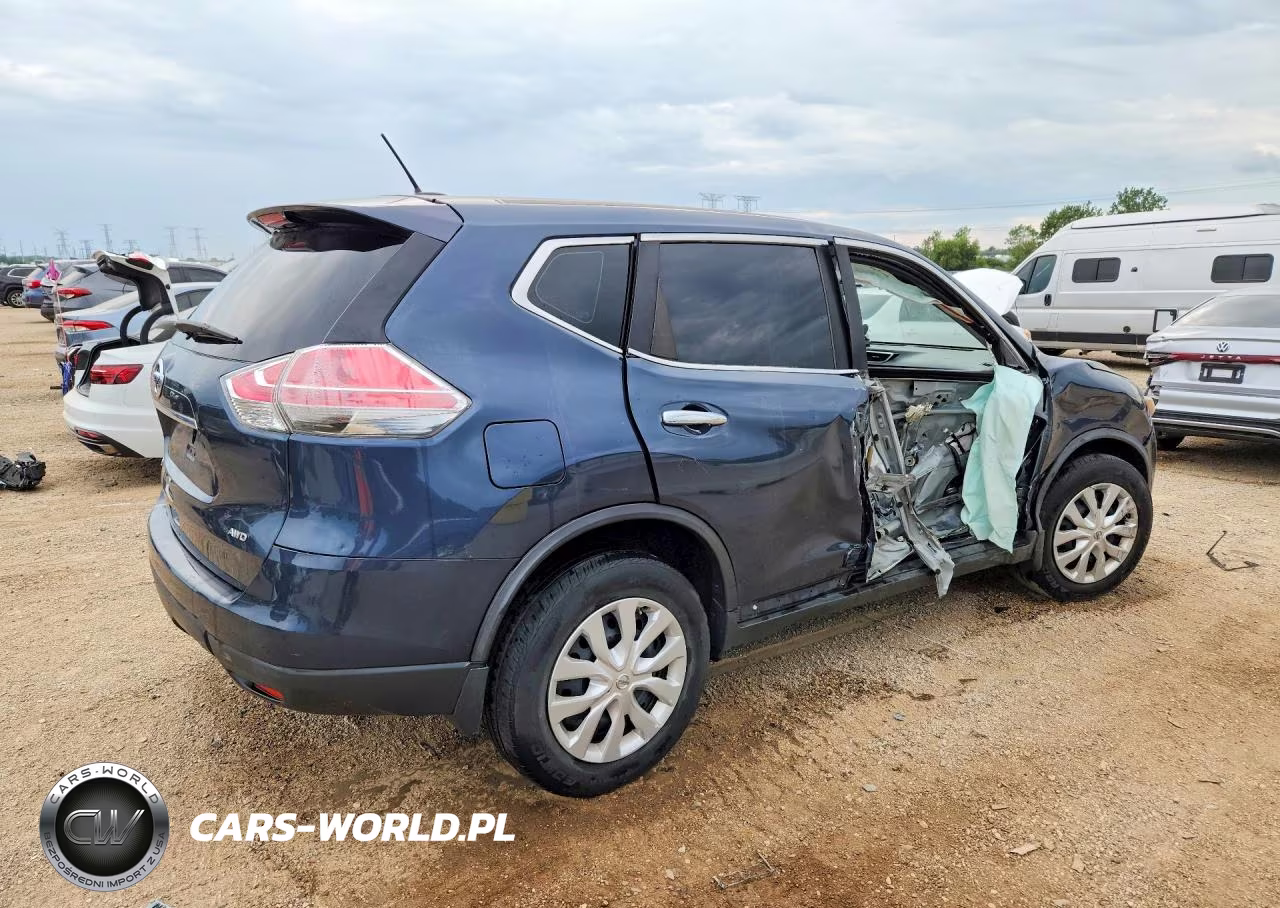 2015 Nissan Rogue S VIN:KNMAT2MV3FP563394 - 3