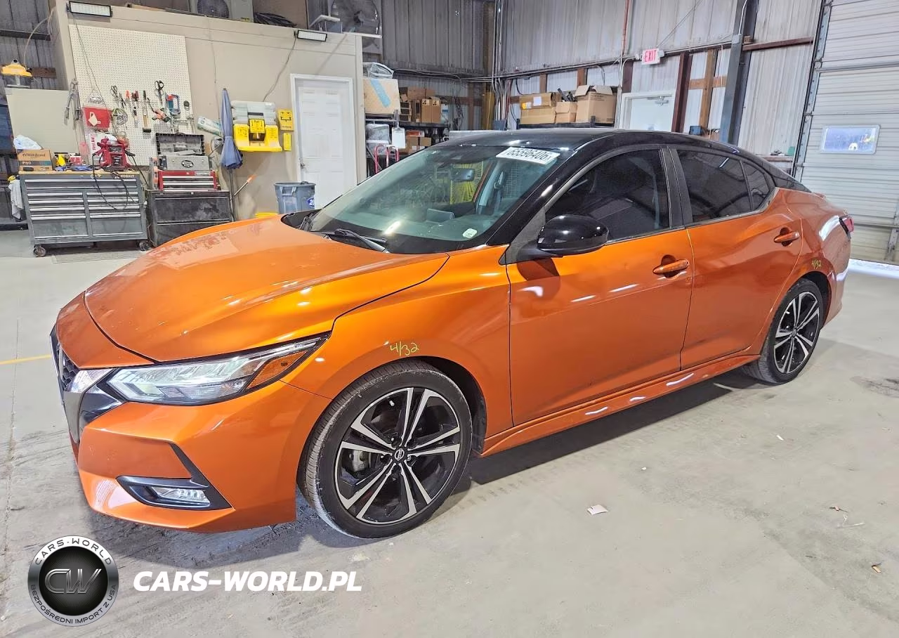 2022 Nissan Sentra Sr VIN:3N1AB8DV9NY209921 - 1
