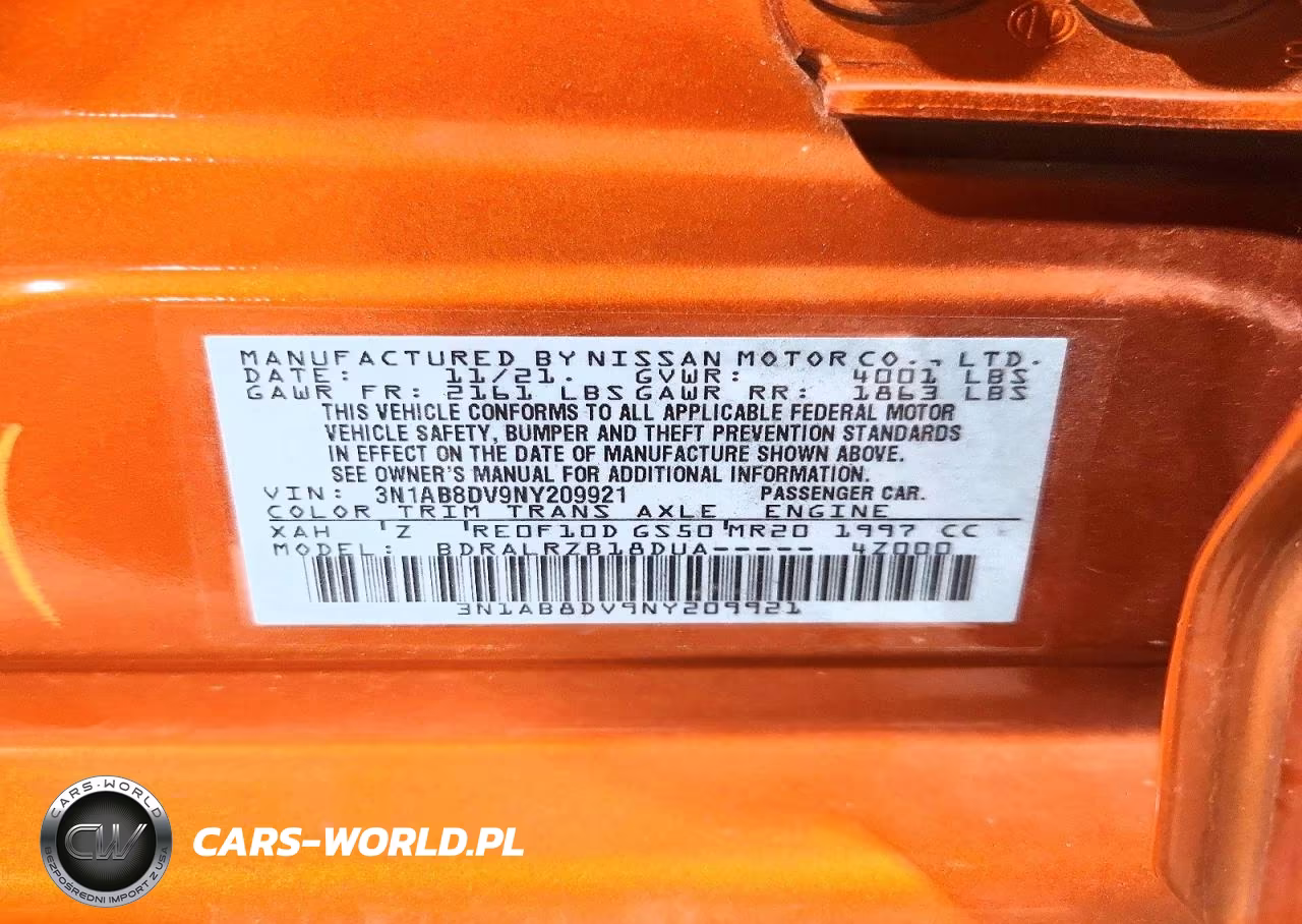 2022 Nissan Sentra Sr VIN:3N1AB8DV9NY209921 - 12