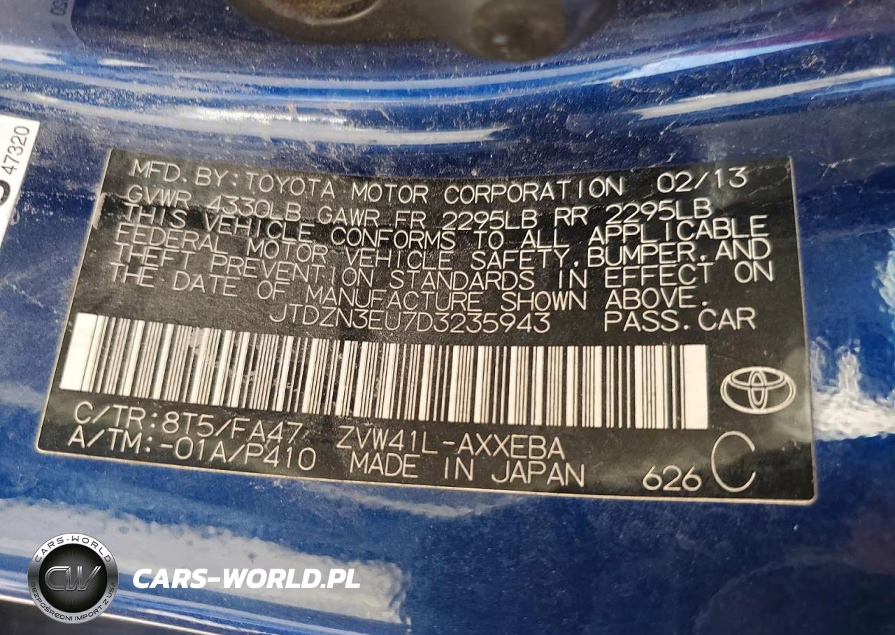 2013 Toyota Prius V Three VIN:JTDZN3EU7D3235943 - 12