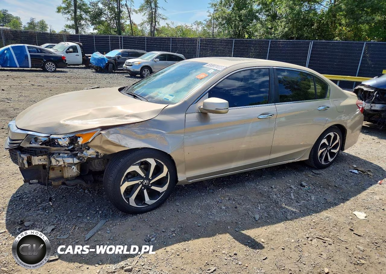 2017 Honda Accord Ex VIN:1HGCR2F74HA051009 - 1