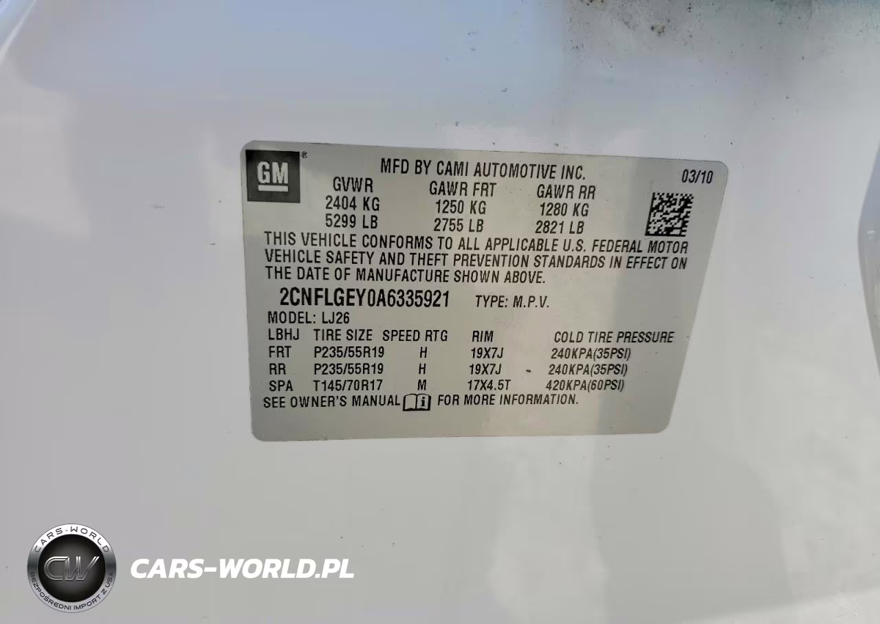 2010 Chevrolet Equinox Ltz VIN:2CNFLGEY0A6335921 - 13