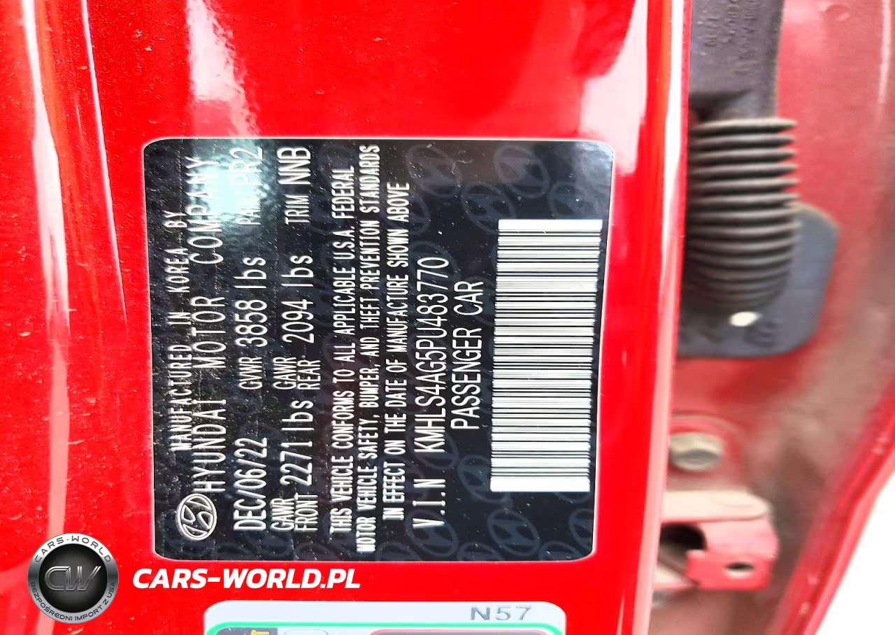 2023 Hyundai Elantra Sel VIN:KMHLS4AG5PU483770 - 12