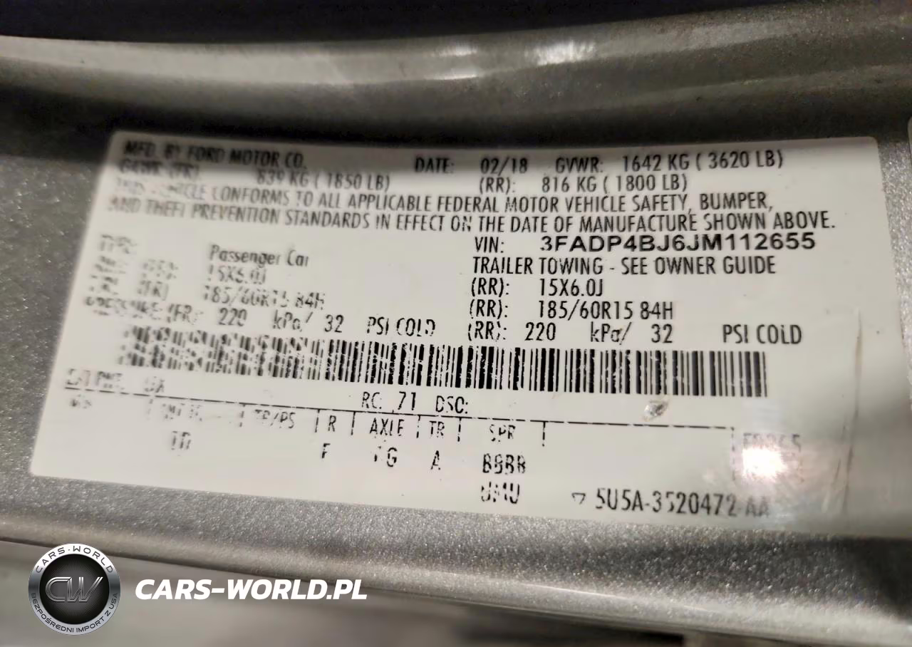 2018 Ford Fiesta Se VIN:3FADP4BJ6JM112655 - 12