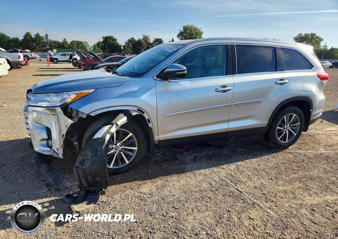 2019 Toyota Highlander Xle VIN:5TDJZRFH6KS569141 - 1