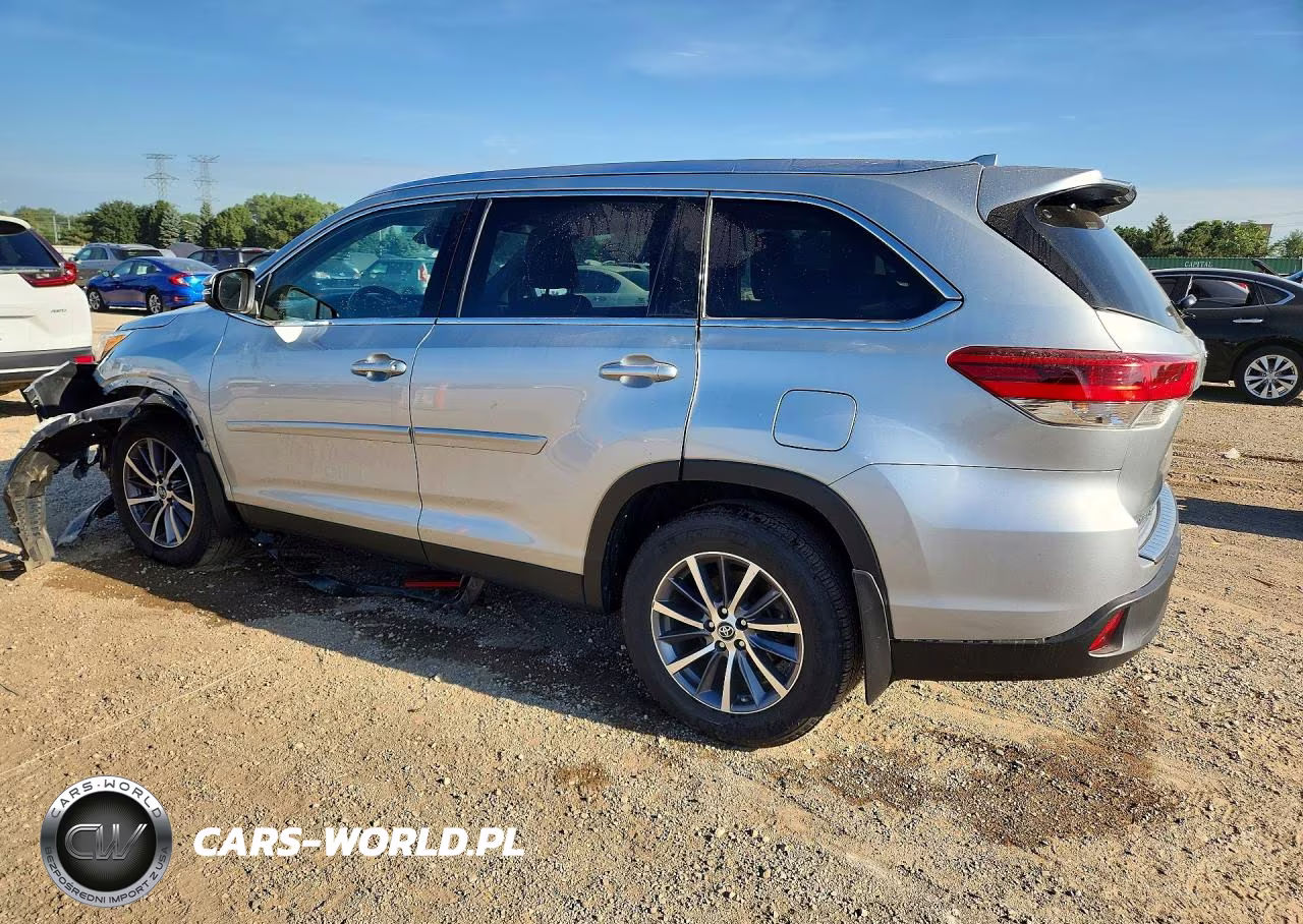 2019 Toyota Highlander Xle VIN:5TDJZRFH6KS569141 - 2