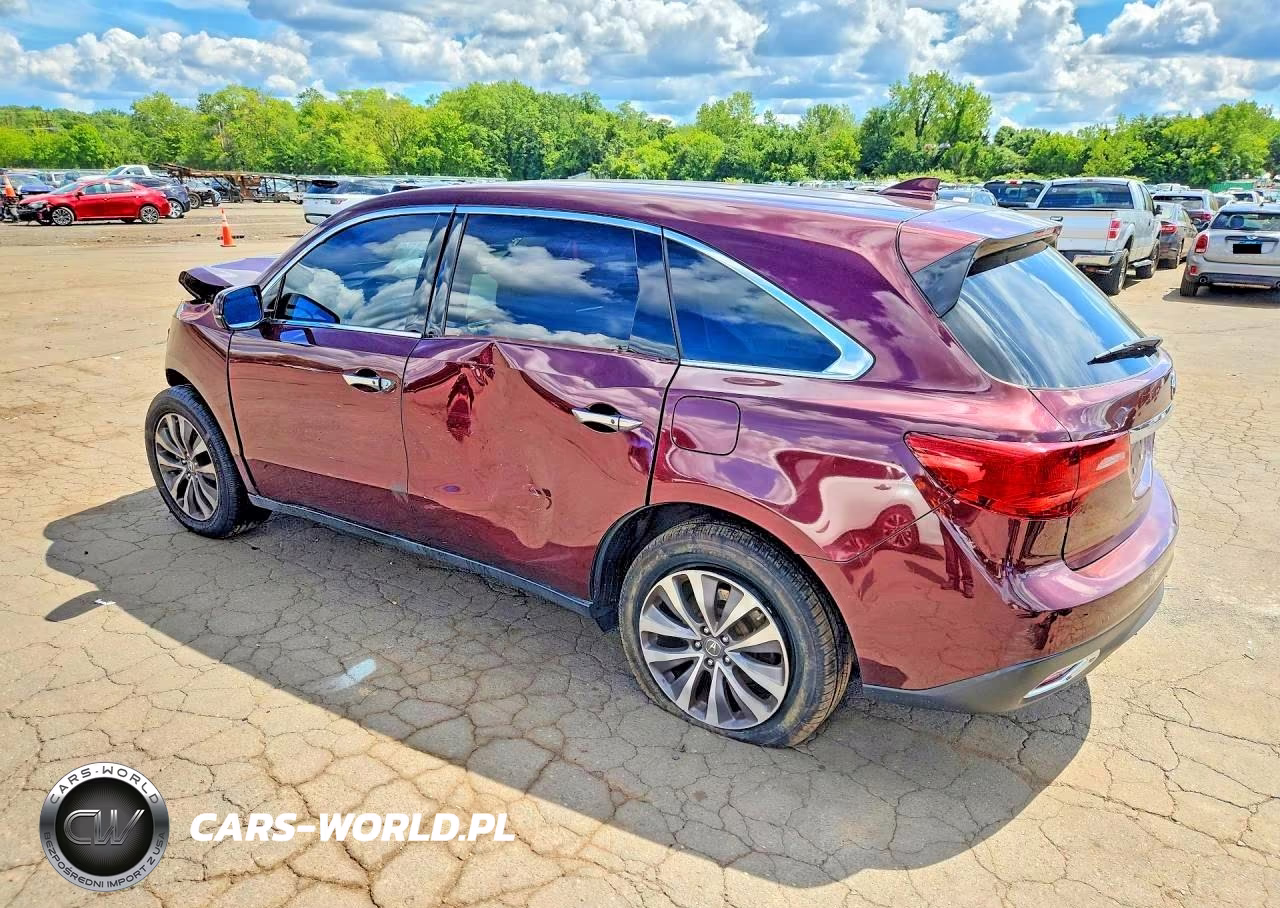 2016 Acura Mdx Technology VIN:5FRYD4H41GB013050 - 2