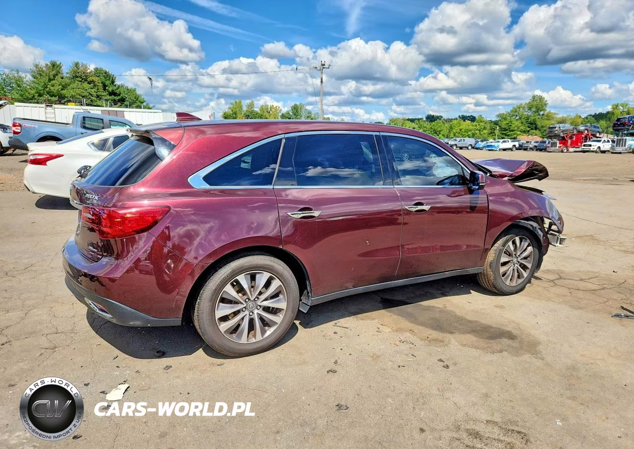 2016 Acura Mdx Technology VIN:5FRYD4H41GB013050 - 3