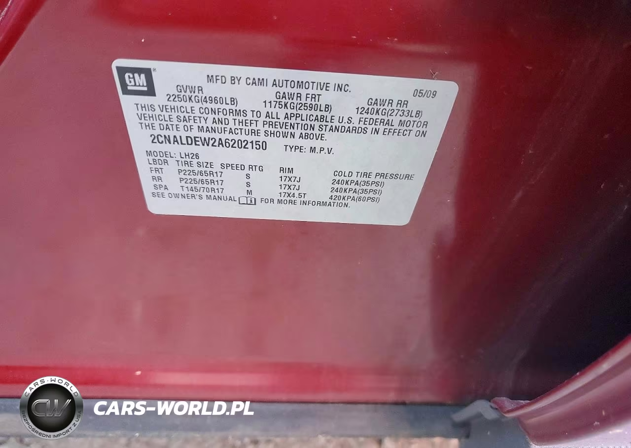 2010 Chevrolet Equinox Lt VIN:2CNALDEW2A6202150 - 13