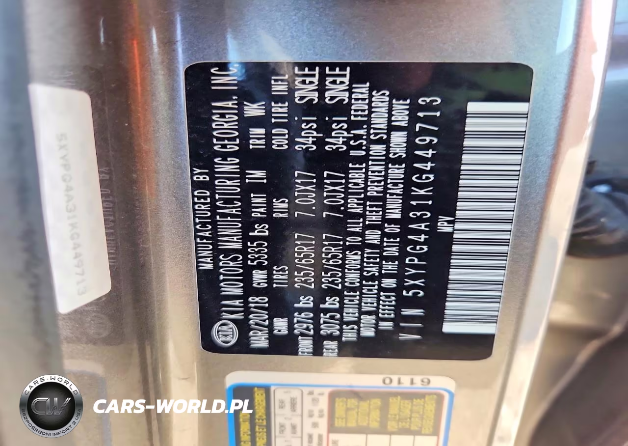 2019 Kia Sorento L VIN:5XYPG4A31KG449713 - 13