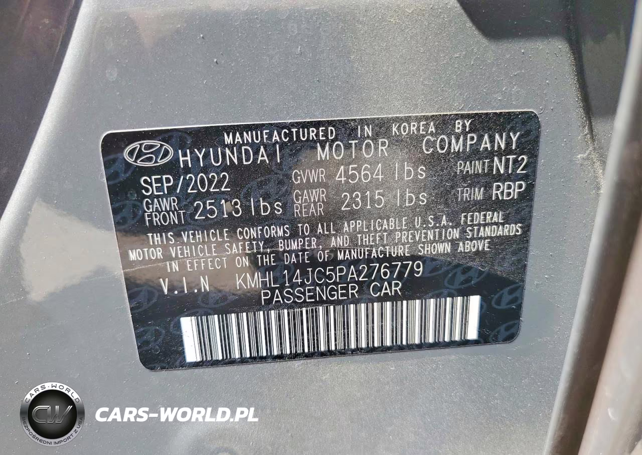2023 Hyundai Sonata N Line VIN:KMHL14JC5PA276779 - 12