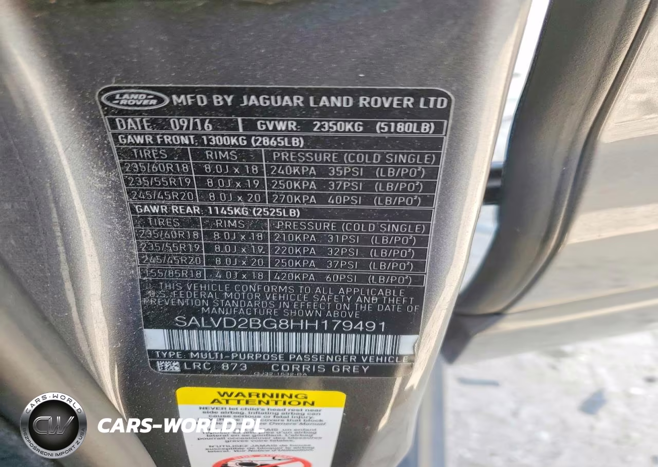 2017 Land Rover Range Rover Evoque Hse Dynamic VIN:SALVD2BG8HH179491 - 13