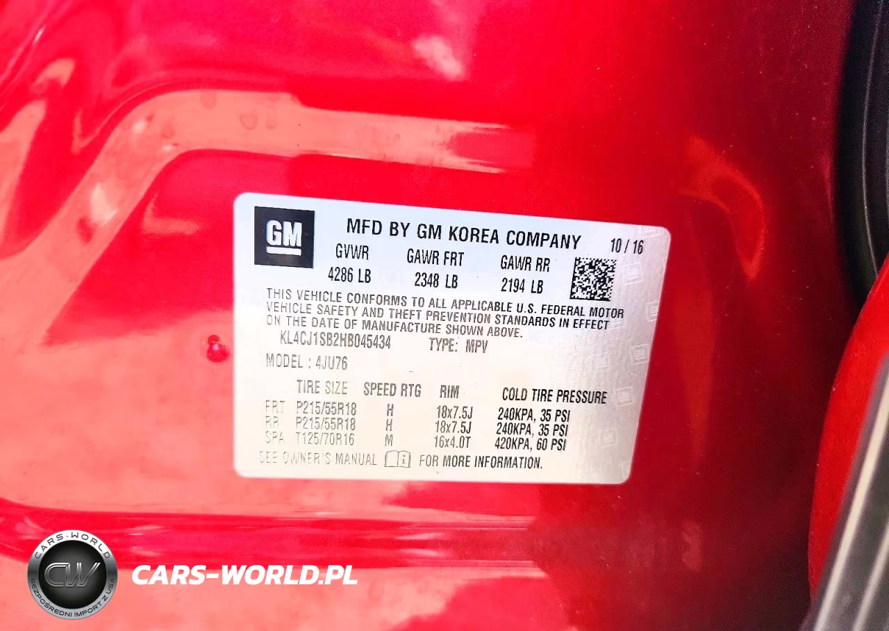 2017 Buick Encore Sport Touring VIN:KL4CJ1SB2HB045434 - 12