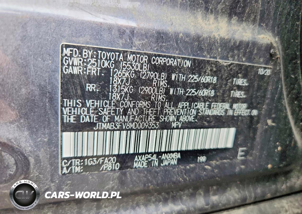 2021 Toyota Rav4 Prime Se VIN:JTMAB3FV8MD009353 - 14