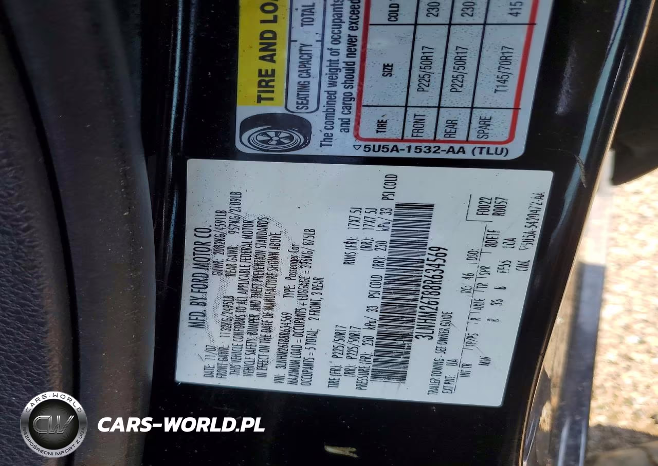 2008 Lincoln Mkz VIN:3LNHM26T88R634569 - 12