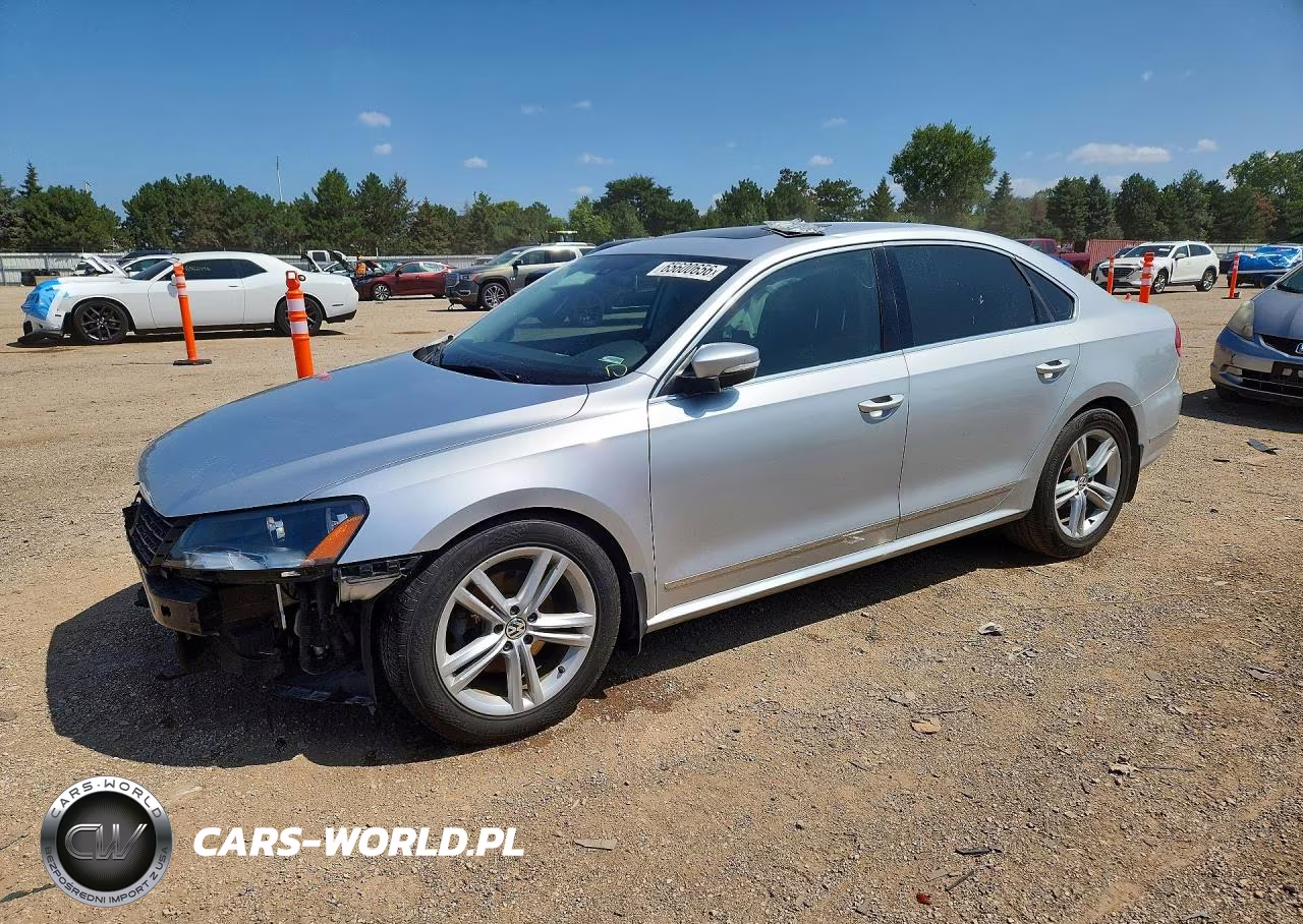 2015 Volkswagen Passat Se VIN:1VWBT7A38FC052286 - 1