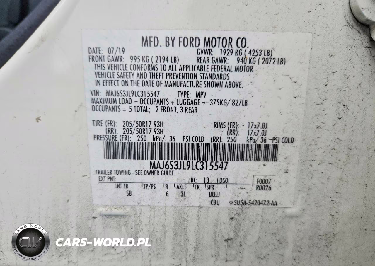 2020 Ford Ecosport Ses VIN:MAJ6S3JL9LC315547 - 12