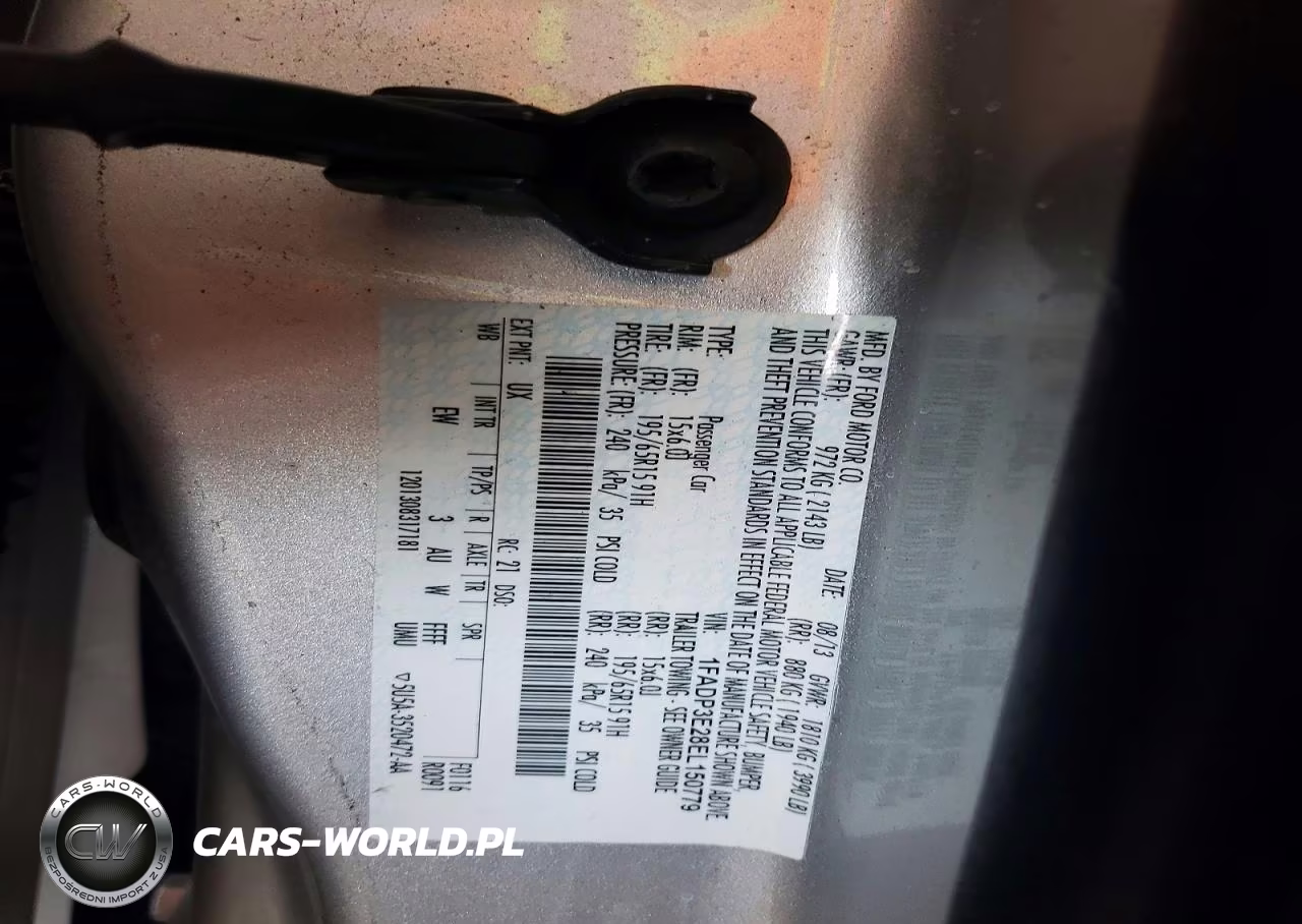 2014 Ford Focus S VIN:1FADP3E28EL150779 - 12