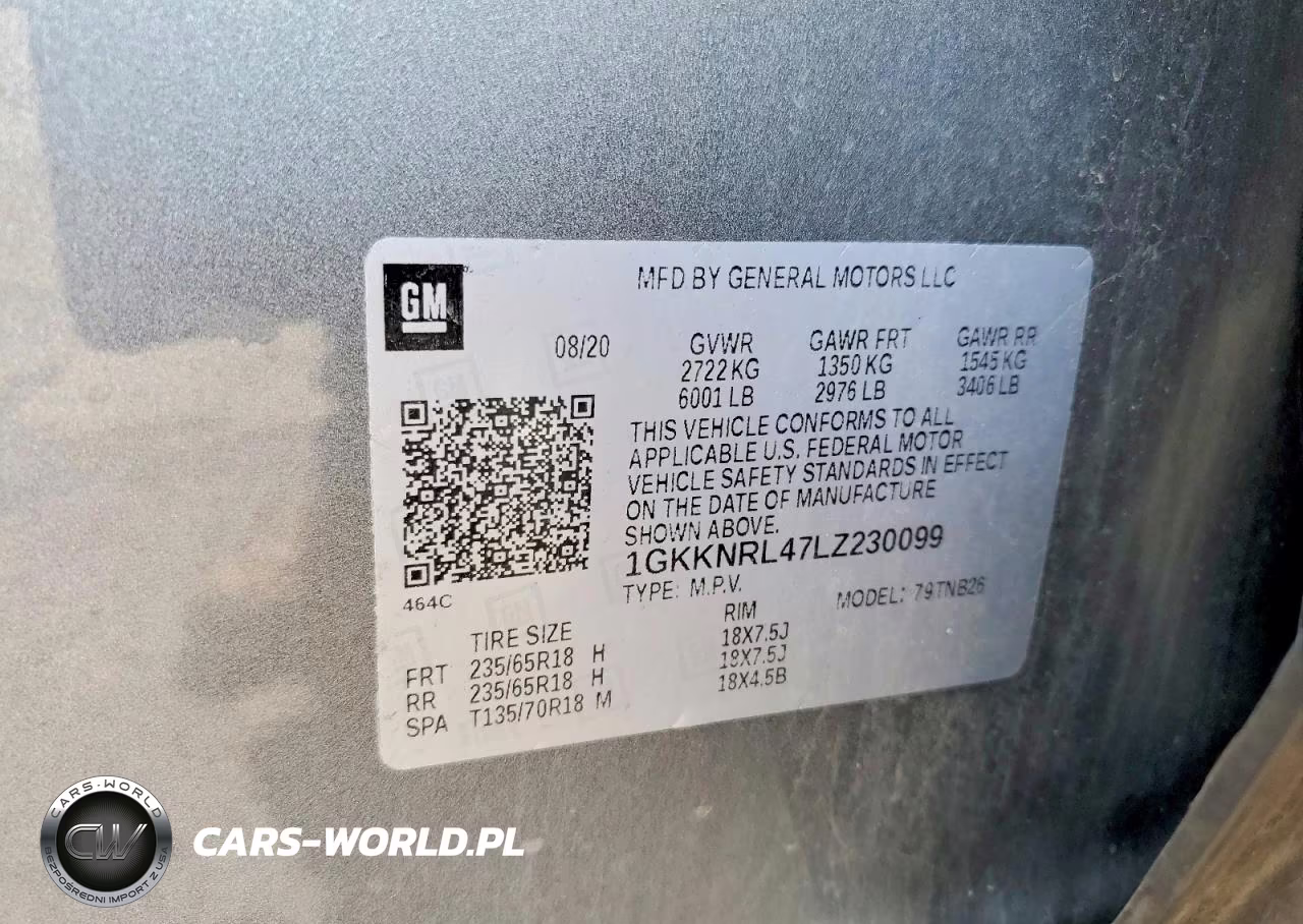 2020 GMC Acadia Sle VIN:1GKKNRL47LZ230099 - 13