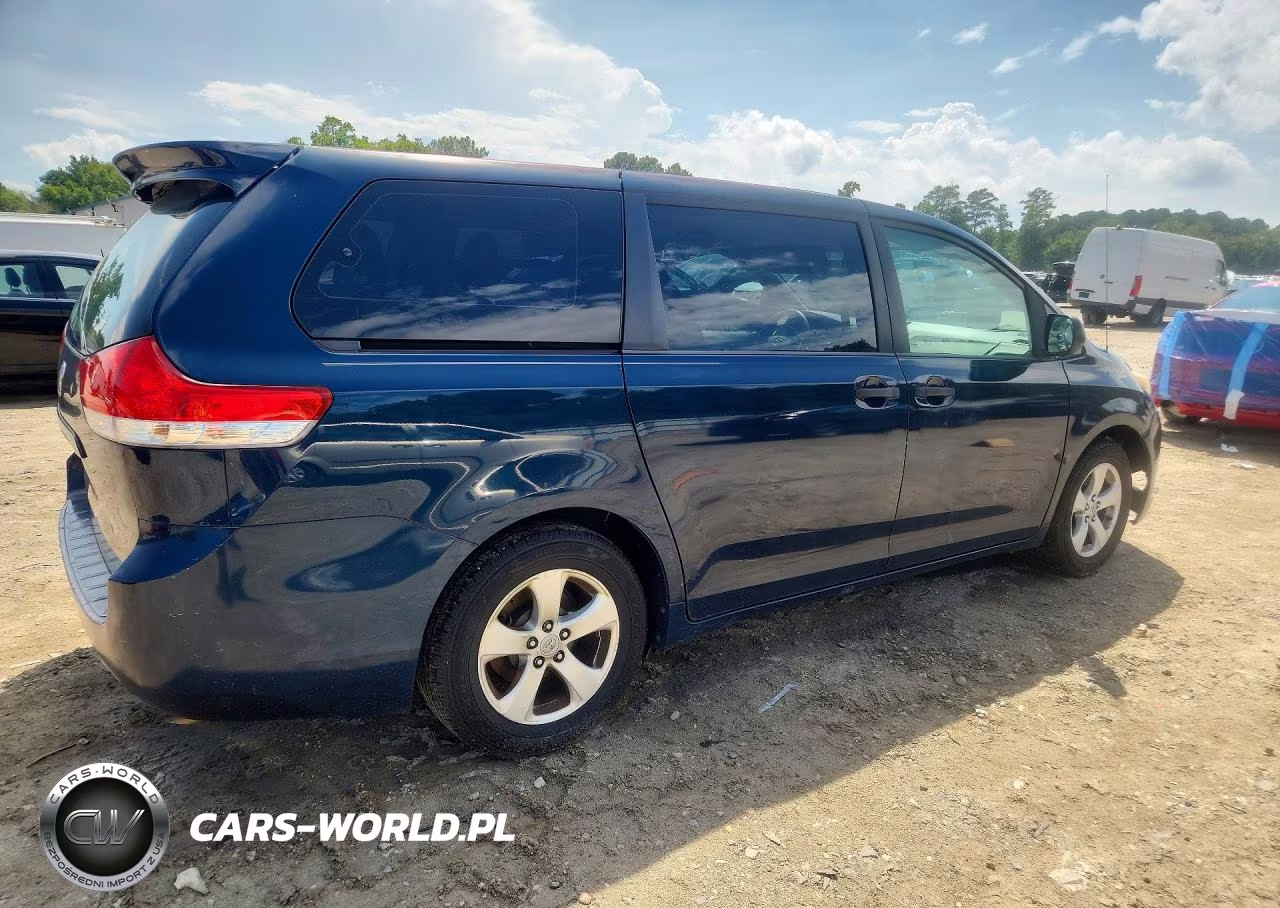 2012 Toyota Sienna Base 7-Passenger VIN:5TDZK3DC9CS222089 - 3