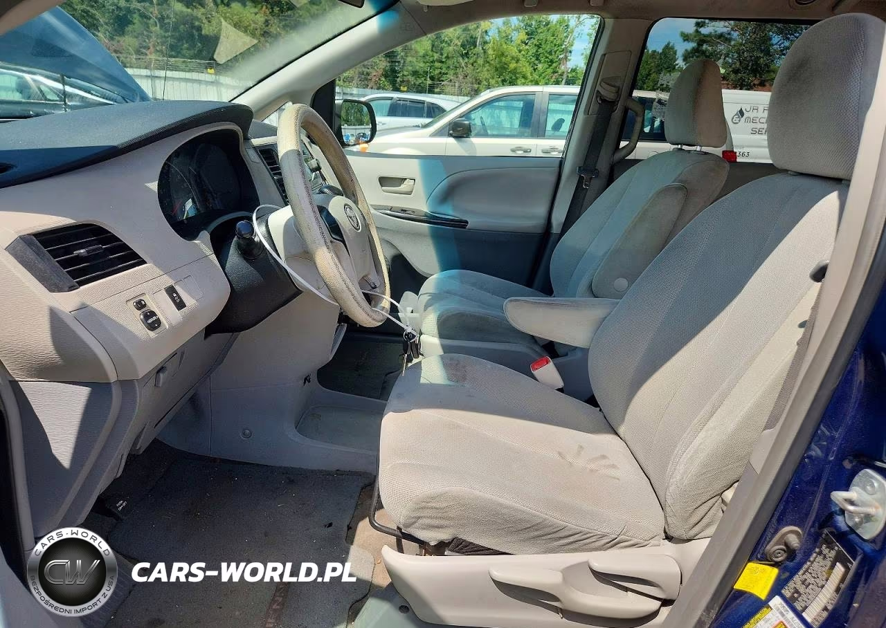 2012 Toyota Sienna Base 7-Passenger VIN:5TDZK3DC9CS222089 - 7