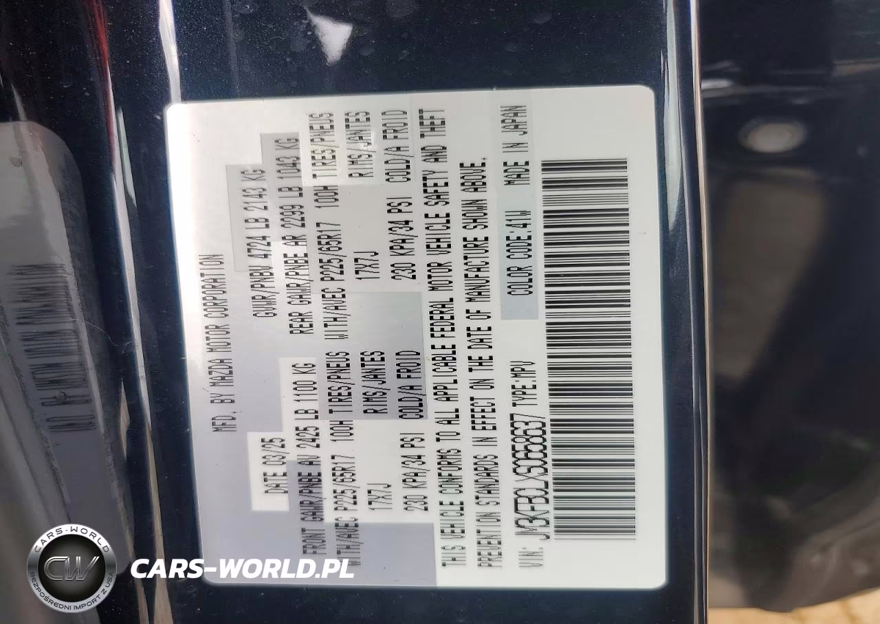 2025 Mazda Cx-5 Preferred VIN:JM3KFBCLXS0658637 - 13