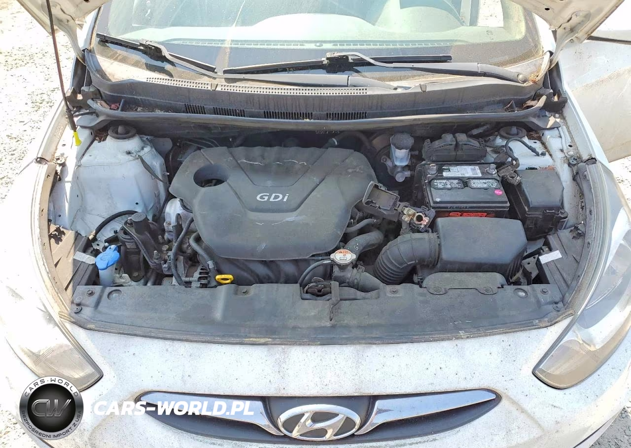 2013 Hyundai Accent Gls VIN:KMHCT4AE1DU332822 - 11