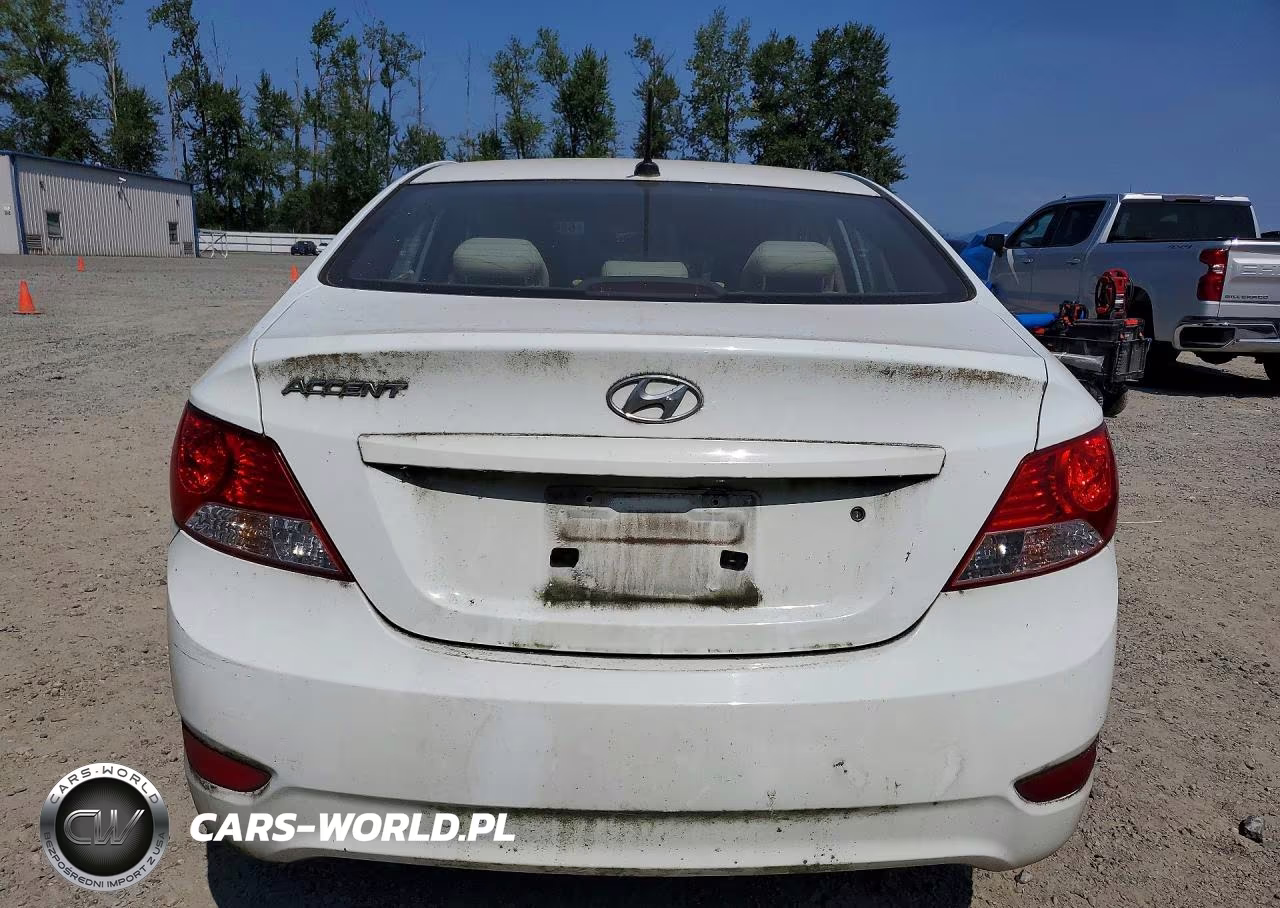 2013 Hyundai Accent Gls VIN:KMHCT4AE1DU332822 - 6