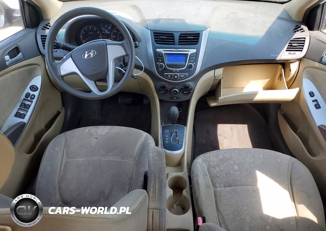2013 Hyundai Accent Gls VIN:KMHCT4AE1DU332822 - 8