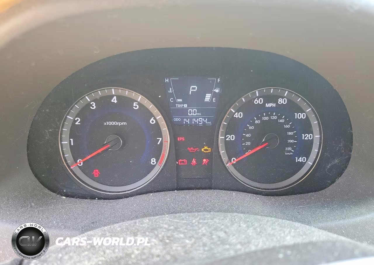 2013 Hyundai Accent Gls VIN:KMHCT4AE1DU332822 - 9