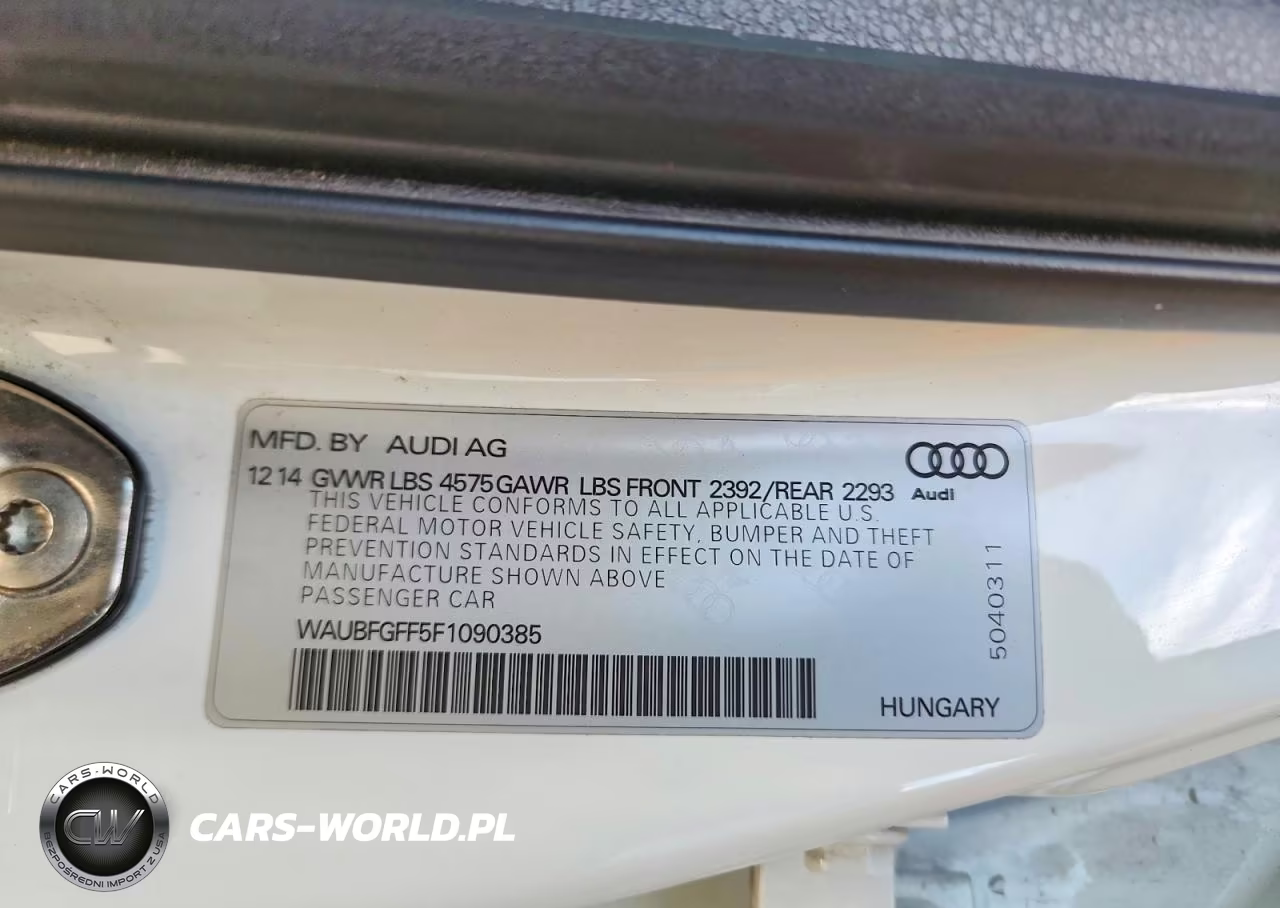 2015 Audi A3 Premium VIN:WAUBFGFF5F1090385 - 12