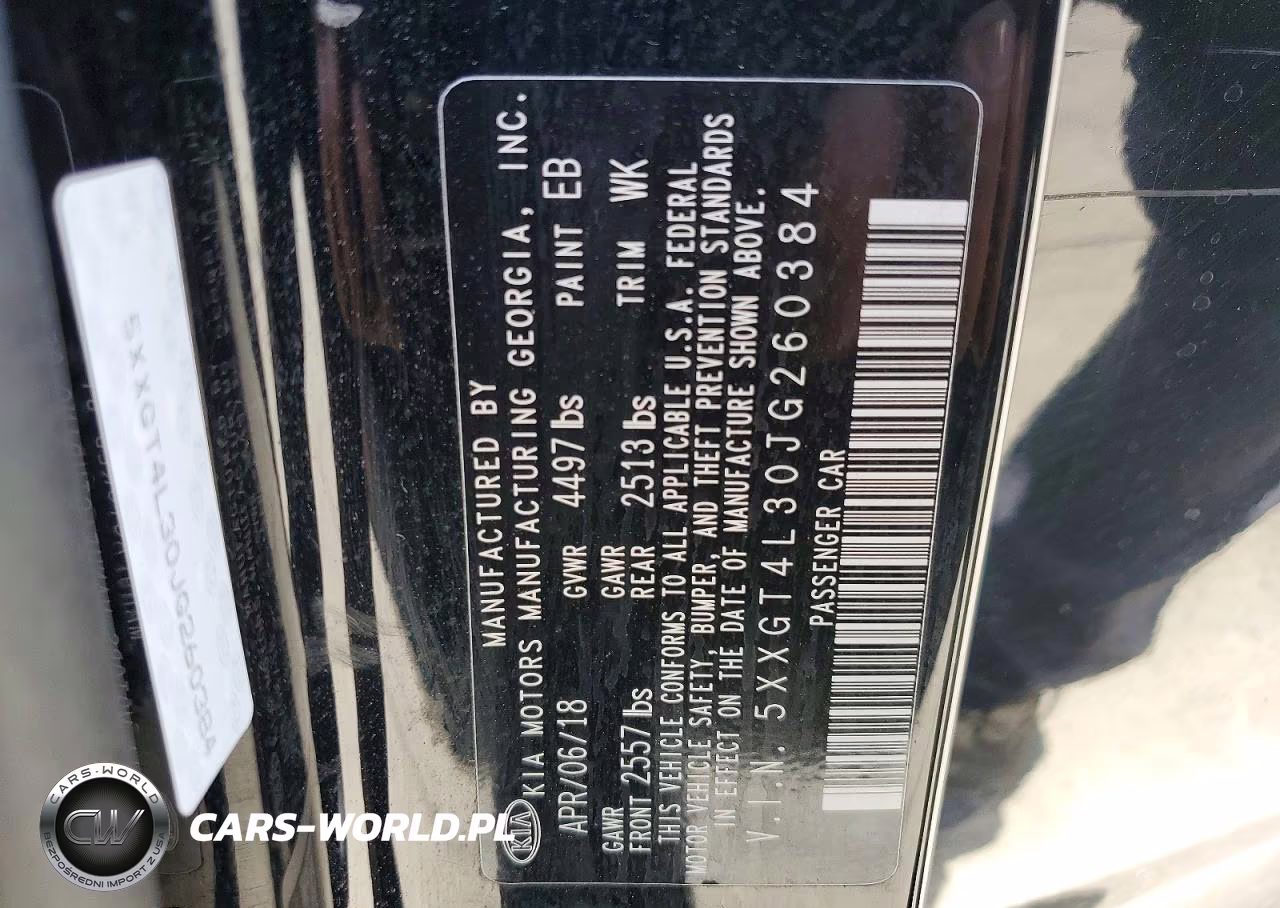 2018 Kia Optima Lx VIN:5XXGT4L30JG260384 - 12