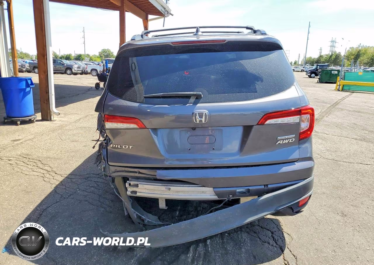 2022 Honda Pilot Se VIN:5FNYF6H25NB046037 - 6