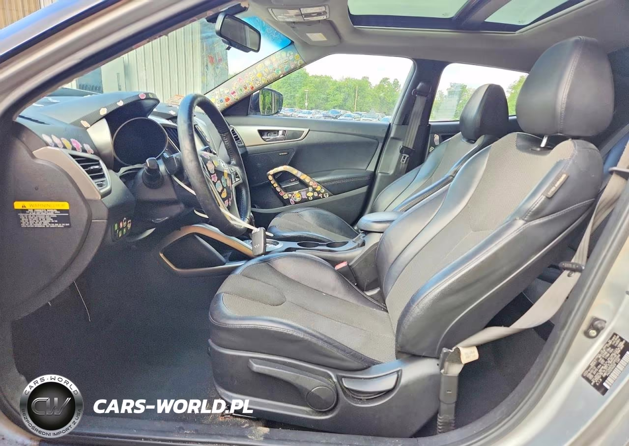 2012 Hyundai Veloster Base VIN:KMHTC6AD5CU059384 - 7