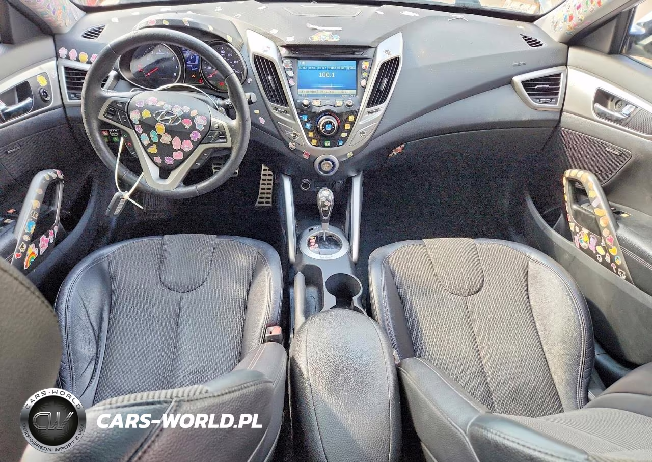 2012 Hyundai Veloster Base VIN:KMHTC6AD5CU059384 - 8