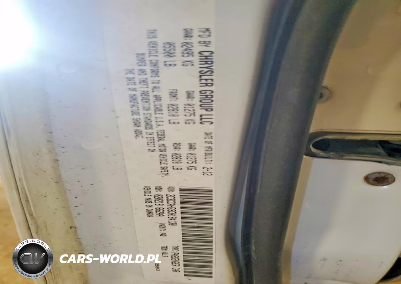 2012 Chrysler 300 Limited VIN:2C3CCAHG9CH184130 - 12